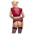 Cottelli Bondage Plus Size - Lace Bra Set (Red)