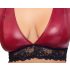 Cottelli Bondage Plus Size - Lace Bra Set (Red)