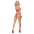 Obsessive 838-SET-3 - Strappy Lace Bra Set (Red)