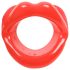 Ida Leather - Open Mouth Gag (Red)