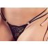 Cottelli - Strappy Ring Bra and Thong Set (Black)