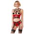Abierta Fina - Red Ring Bra Lifting Set - 80B/M