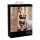 Abierta Fina - Sparkling Strappy Lace Lingerie Set (Black)
