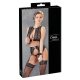 Cottelli Bondage - Lace Lingerie Set (4 Piece) - M