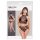 NO:XQSE - Two-Piece Black Fishnet Dress (S-L)