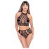 NO:XQSE - Two-Piece Black Fishnet Dress (S-L)