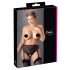 Cottelli Plus Size - Lace Garter Belt Panty (Black)