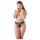 NO:XQSE - Black Women's Bow Open Panty with Cut-Out Design