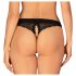 Obsessive Chemeris - Open Thong (Black)