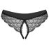 Obsessive Chemeris - Open Thong (Black)