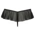 Cottelli - Open Pearl Ruffle Thong (Black) - M