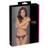 Cottelli - Rosy Open-Front Panty - Black (S-L)