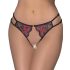 Cottelli - Rosy Open-Front Panty - Black (S-L)