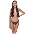 Cottelli - Luxury Open Ring Thong (Black) - M/L