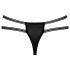 Cottelli - Luxury Open Ring Thong (Black) - M/L