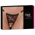 Cottelli - Luxury Black Rose Pearl Thong - M/L
