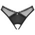 Obsessive Latinesa - Open Thong (Black) - M/L