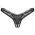 Obsessive - Sheer Lace Thong (Black)