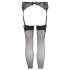 NO:XQSE - Lace Garter Belt Set - Black - M/L