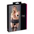 Cottelli Plus Size - Lace Corset Garter Belt (Black) - XL