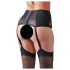 Cottelli Plus Size - Lace Corset Garter Belt (Black) - XL