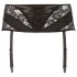 Cottelli Plus Size - Lace Corset Garter Belt (Black) - 4XL