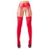 NO:XQSE - Shiny Garter Belt Set (Red)