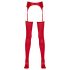 NO:XQSE - Shiny Garter Belt Set (Red)