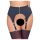 Cottelli - Black Matte Garter Belt