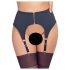 Cottelli - Black Matte Garter Belt