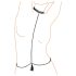 Cottelli - Black Beaded Body Harness with Neck Strap