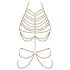Cottelli - Gold Chain Body Harness
