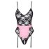 Cottelli - Sheer Maid Costume (Black-Pink) - M