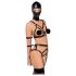 Bad Kitty - Body Harness Set and Mask (Black) - S
