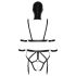 Bad Kitty - Body Harness Set and Mask (Black) - S