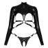 Bad Kitty - Open Bust Bondage Set (Black) - M