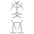 Cottelli - Decorative Body Harness and Thong (Black) - S-L 