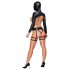 Bad Kitty - BDSM Lingerie Set (Black) - L