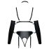Bad Kitty - Bondage Body Harness Set (Black)