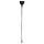 Heart-Shaped Silicone Wand - Black