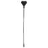 Heart-Shaped Silicone Wand - Black