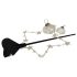 Heart-Shaped Silicone Wand - Black