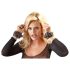 Bad Kitty - Heart-Shaped Handcuffs (Black)