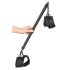 Fetish - Faux Leather Restraint Rod Set (6 pieces) - Black
