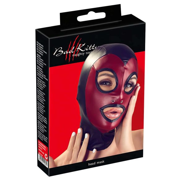 Bad Kitty - Shiny Red Suction Mask (S-L)