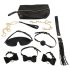 Bad Kitty - Bondage Set in a Bag - 7 Pieces (Black-Gold)