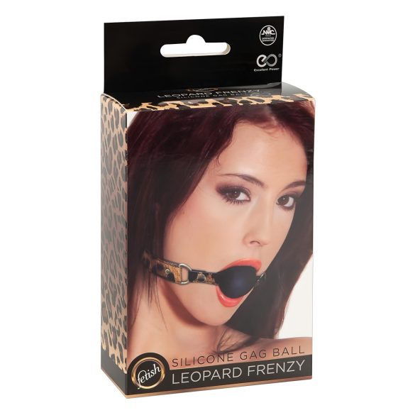 Excellent Power - Silicone Gag (Leopard Print)