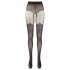 Cottelli - Patterned Open-Front Stockings (Black)