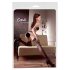 Cottelli - Black Thigh-Highs with Stripe - 5/XL