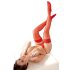 Cottelli - Red Satin Thigh-High Stockings - 2/M